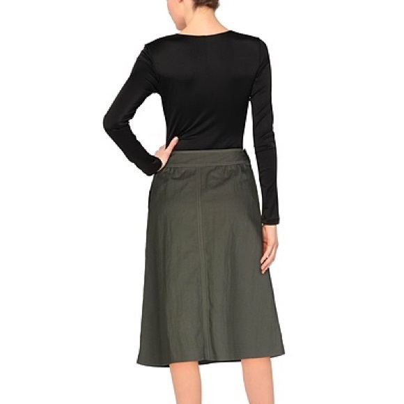 NWOT! Vanessa Seward MIDI Knee Length Cargo Skirt - Picture 4 of 5